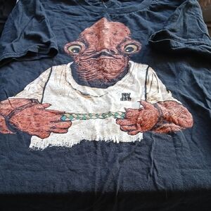 Graphic T-Shirt with Alien Design